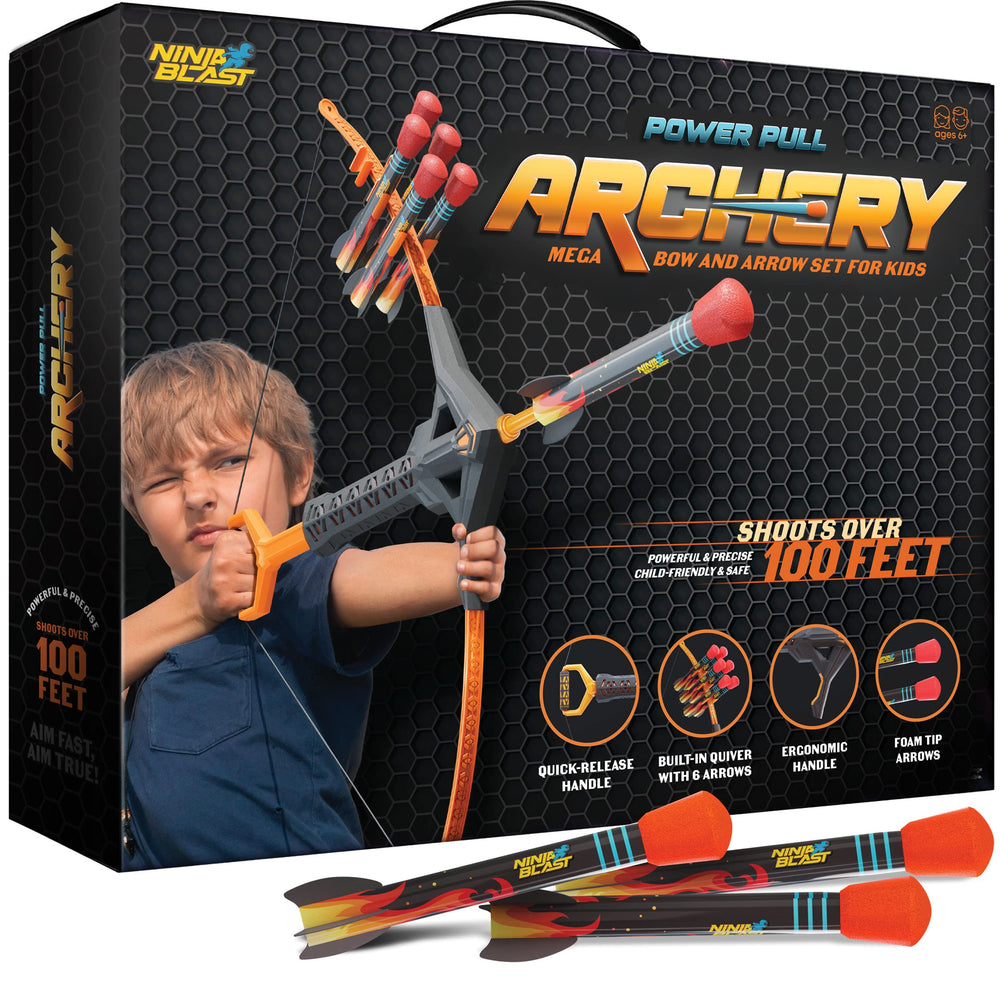 Ninja Blast construction durable and kid-friendly for outdoor use.