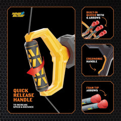 Ninja Blast ergonomic design provides comfortable grip and steady aiming.