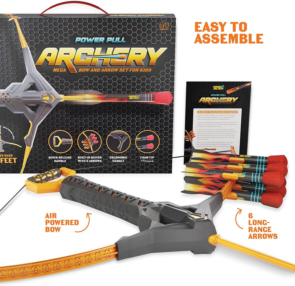 Ninja Blast shoots over 100 feet for long-range practice.