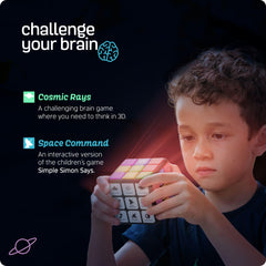 Ninja Blast cube with shooting star pattern for quick reflex practice