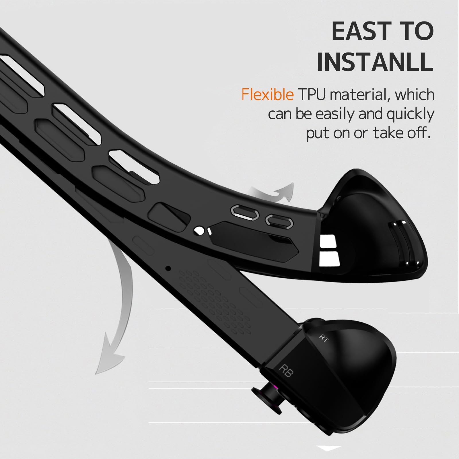 NINKI Legion GO 2 ergonomic grip design for comfortable long gaming sessions.