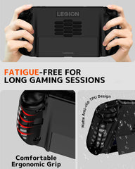 NINKI Legion GO 2 silicone skin back view shields from scratches with comfortable handling.