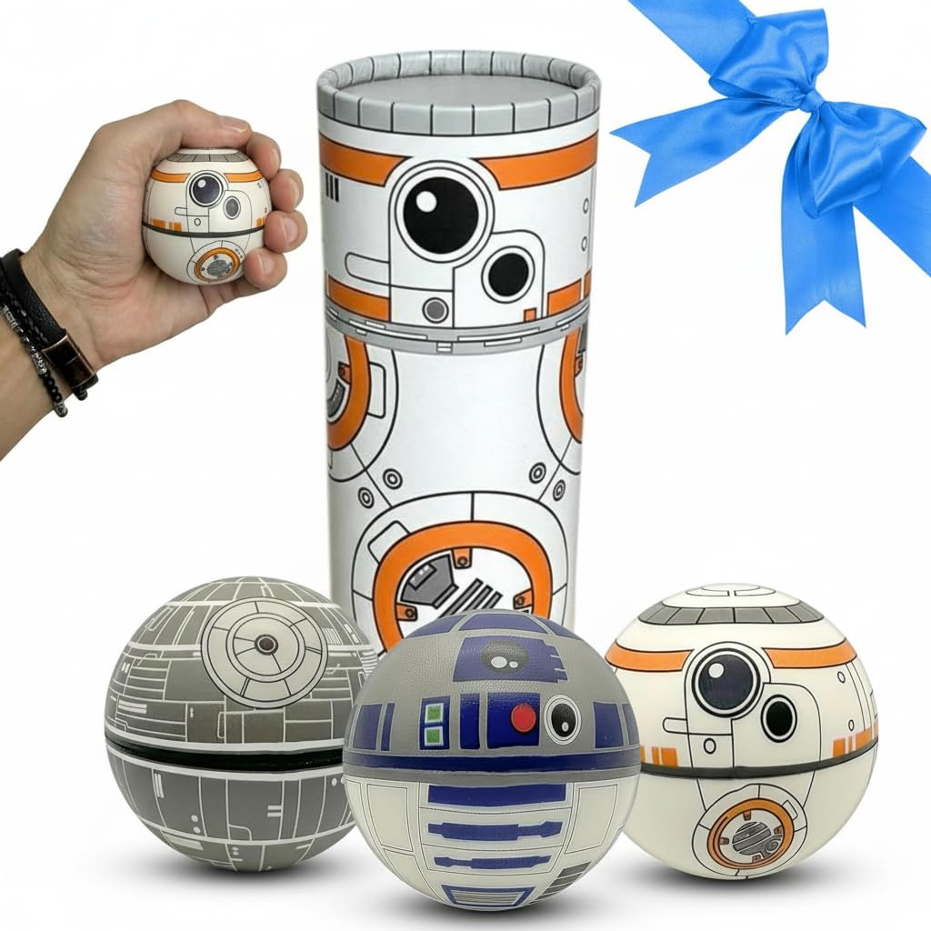 NINOSTAR squishy balls set in Aurora pattern for stress relief and visual stimulation.