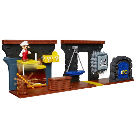 Nintendo Fire Mario figure 2.5-inch ready for action-packed obstacle navigation.