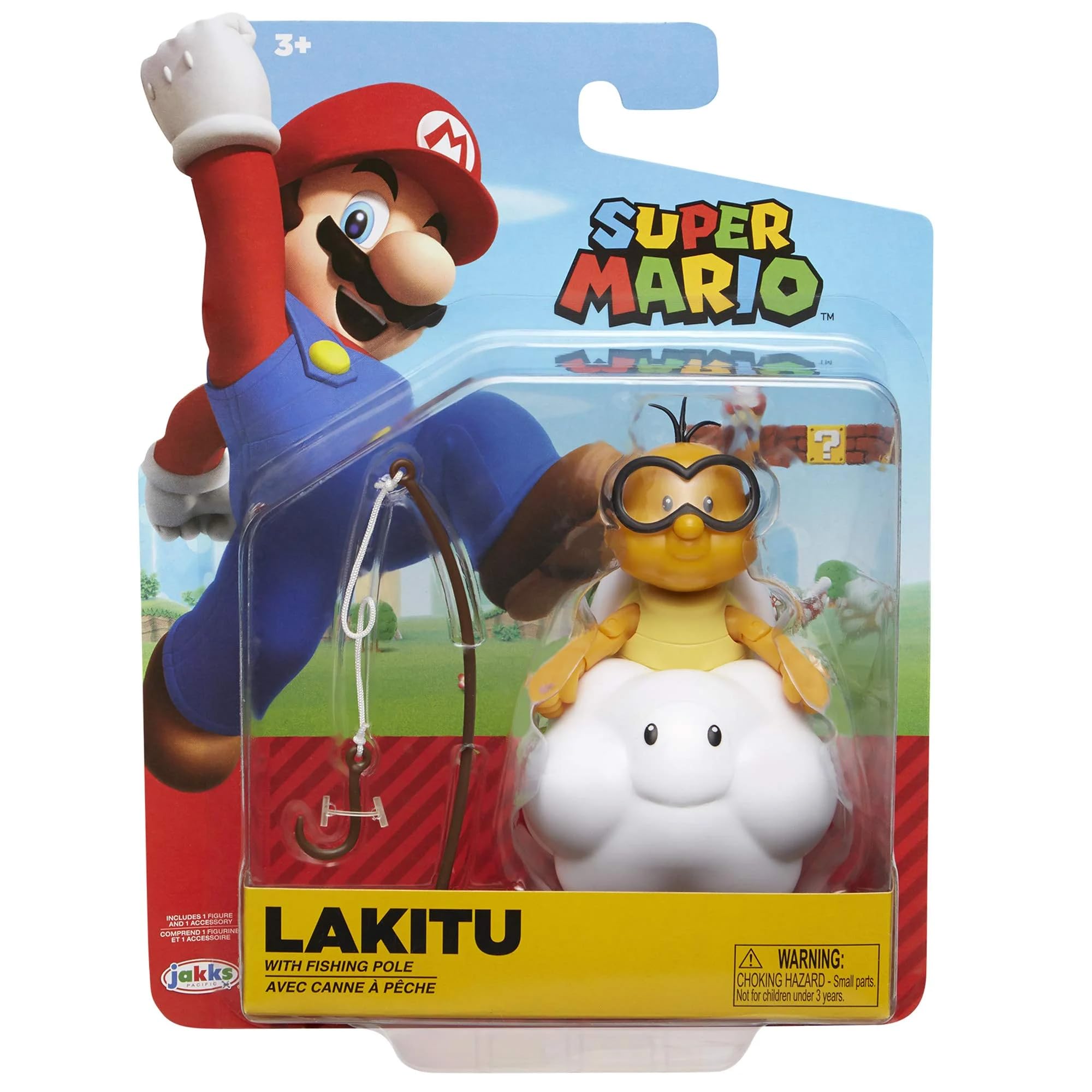 Nintendo Lakitu articulated figure shows 13 points of articulation for dynamic poses.