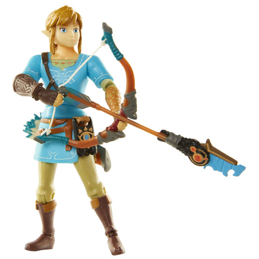 Nintendo Link figure shows tunic design for authentic Breath of the Wild look