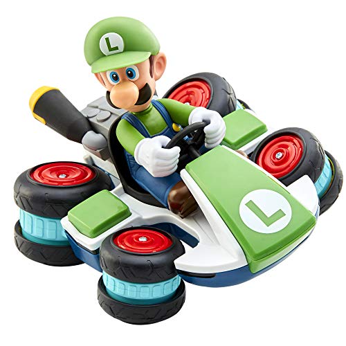 Nintendo Mario Kart 8 Luigi Mini RC Racer anti-gravity mode enables dramatic drifts