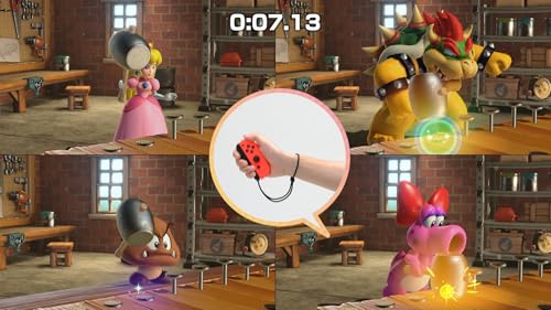 Nintendo Super Mario Party Jamboree minigames in Rainbow Galleria boost party energy.