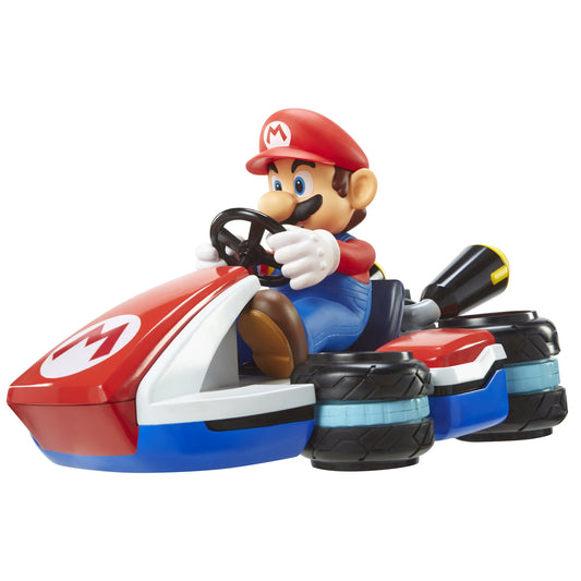 Anti gravity drift mode shown for dramatic corner tricks on the Nintendo racer.