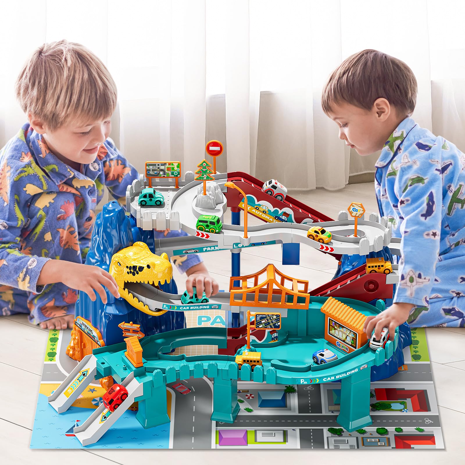 NIPLOOOW 10 mini racer cars on track invite quick, imaginative races