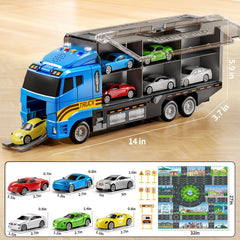 NIPLOOOW alloy and ABS vehicles support hands-on construction play.