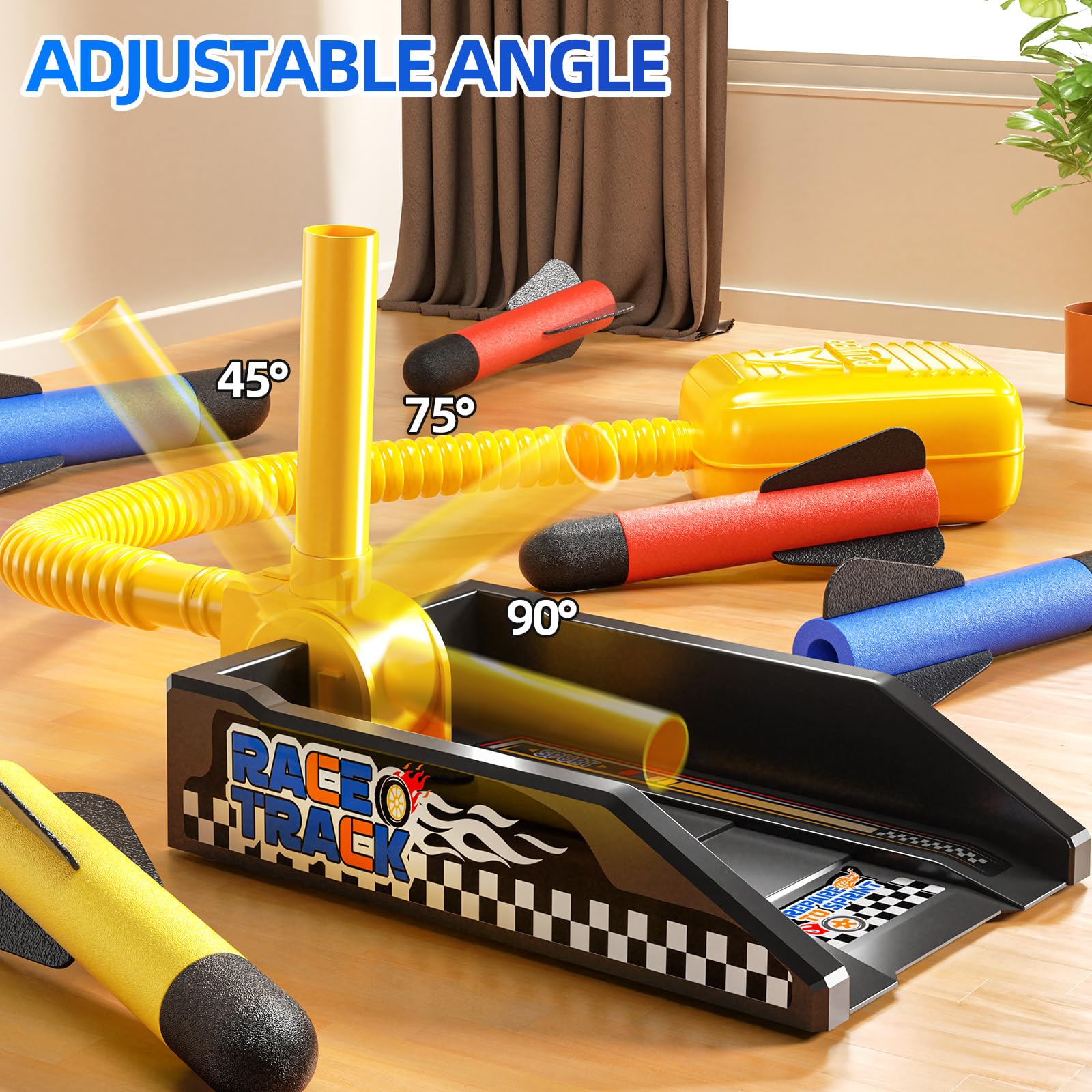 NIPLOOOW backyard rocket launcher set ready for playtime