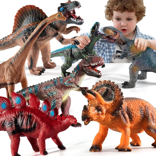 NIPLOOOW Tyrannosaurus Rex figure, durable jumbo toy for imaginative play.