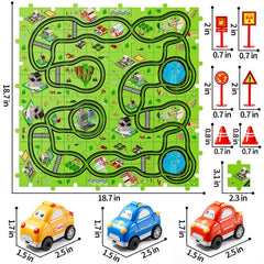 Bright colors and sturdy construction suit indoor and outdoor play sessions.