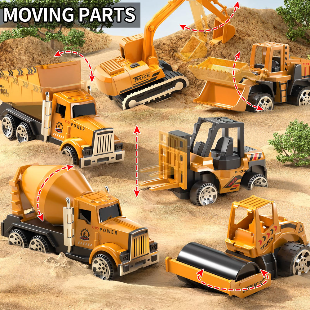 NIPLOOOW bulldozer construction vehicle with smooth edges for safe play.