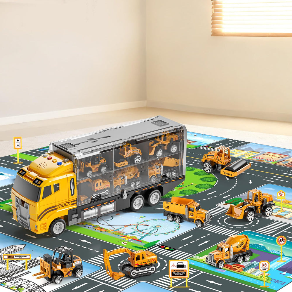NIPLOOOW truck with lights and sounds sparks pretend driving play.