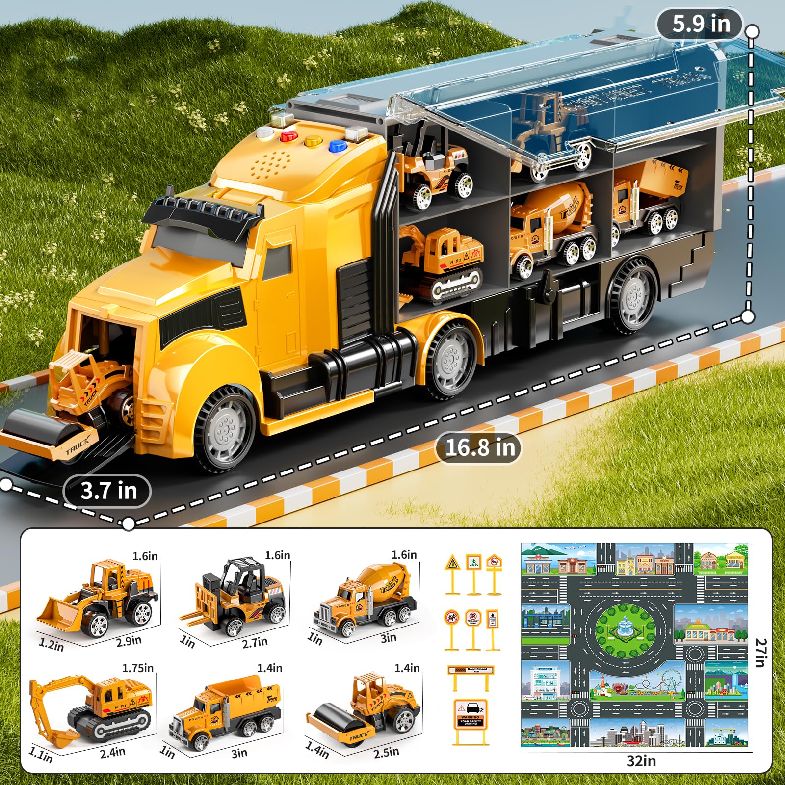 NIPLOOOW eco-friendly alloy and ABS plastic build endures busy sandbox adventures.