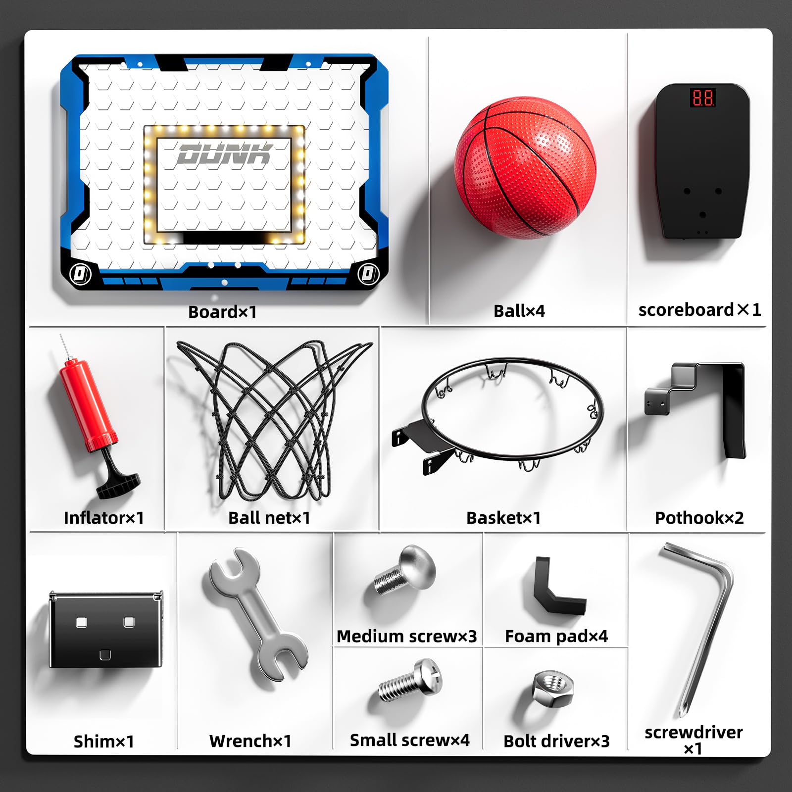 NIPLOOOW easy-assemble hoop with clear manuals for fast setup