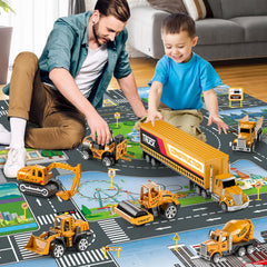 NIPLOOOW excavator with movable arms inspires indoor and sandbox adventures.