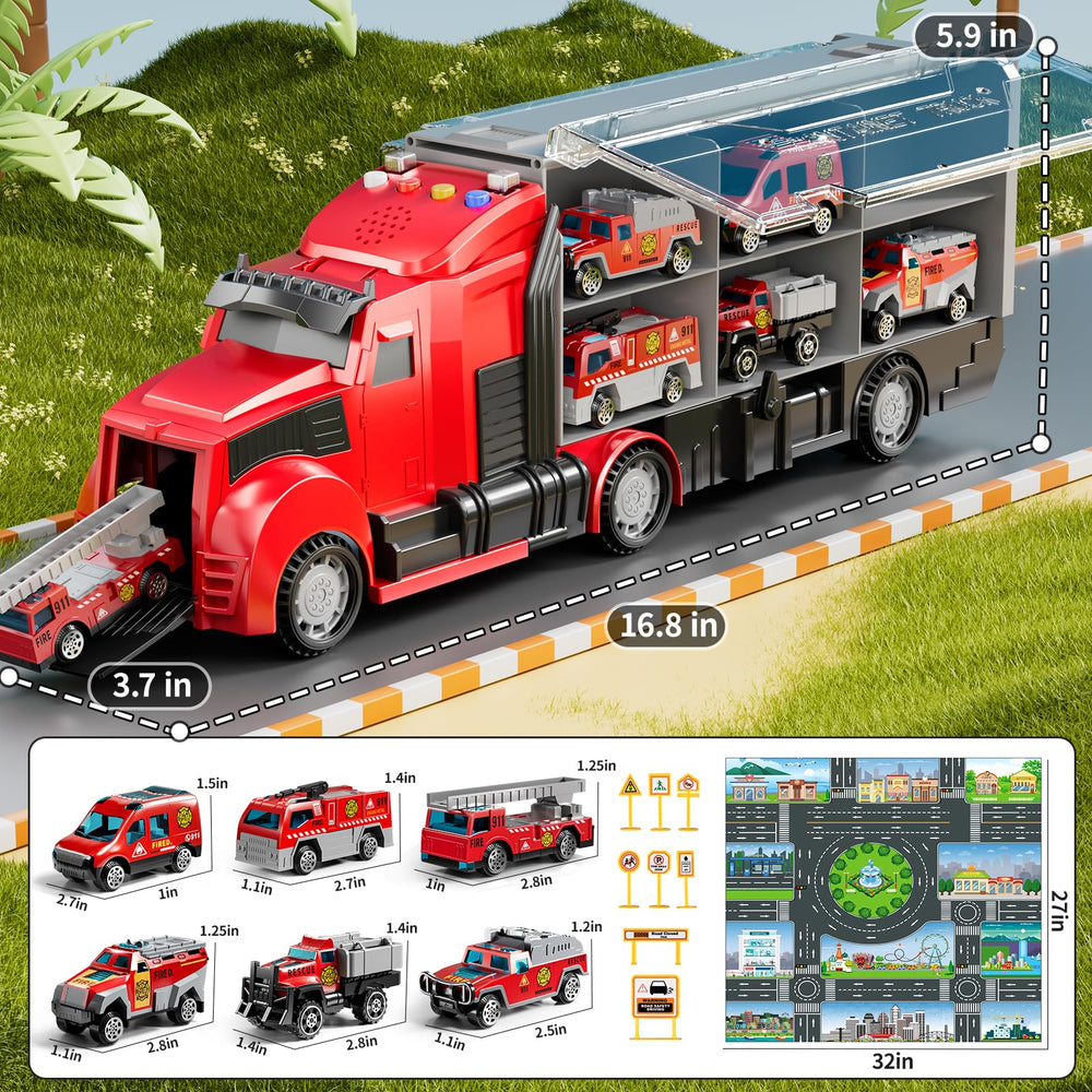 NIPLOOOW Fire Armored Car Toy adds dramatic rescue missions.