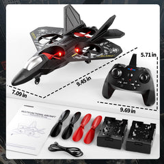NIPLOOOW foam RC plane hover-capable for stable indoor flights.