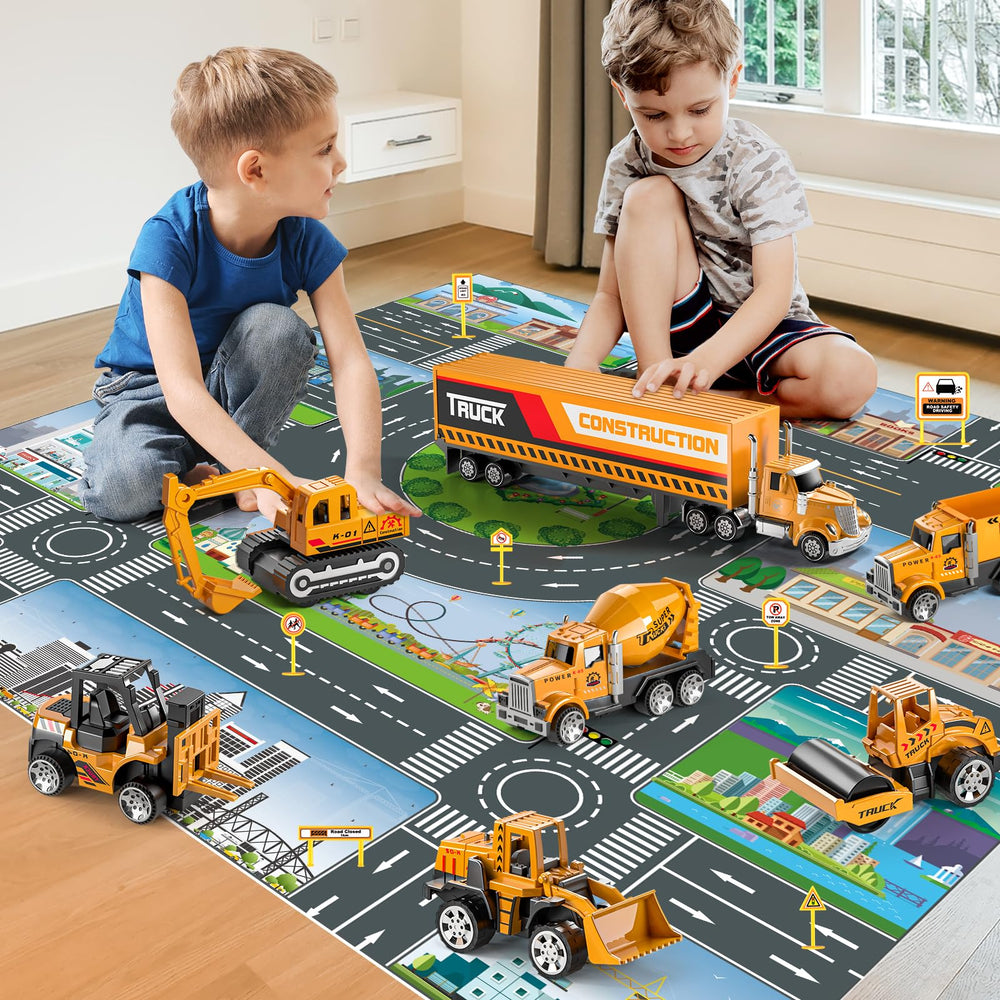 NIPLOOOW forklift toy aids pretend material handling and transport.