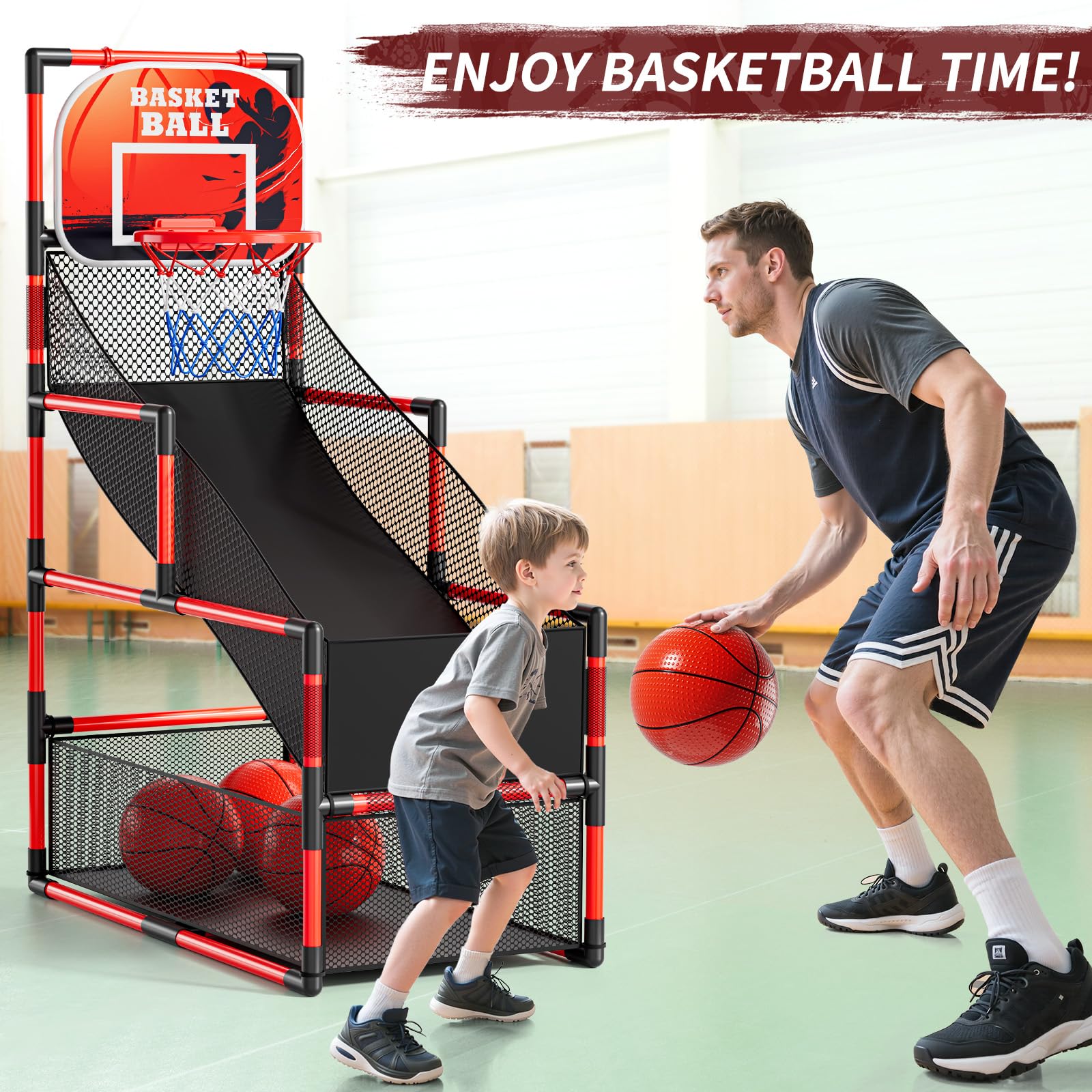 NIPLOOOW family game night with hoop fuels active fun.