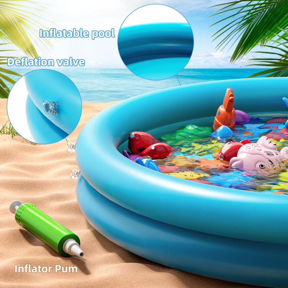 NIPLOOOW inflatable pool enables versatile play spaces at home or on the go