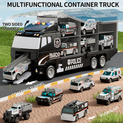 NIPLOOOW ladder truck toy highlights realistic ladder action for storytelling.
