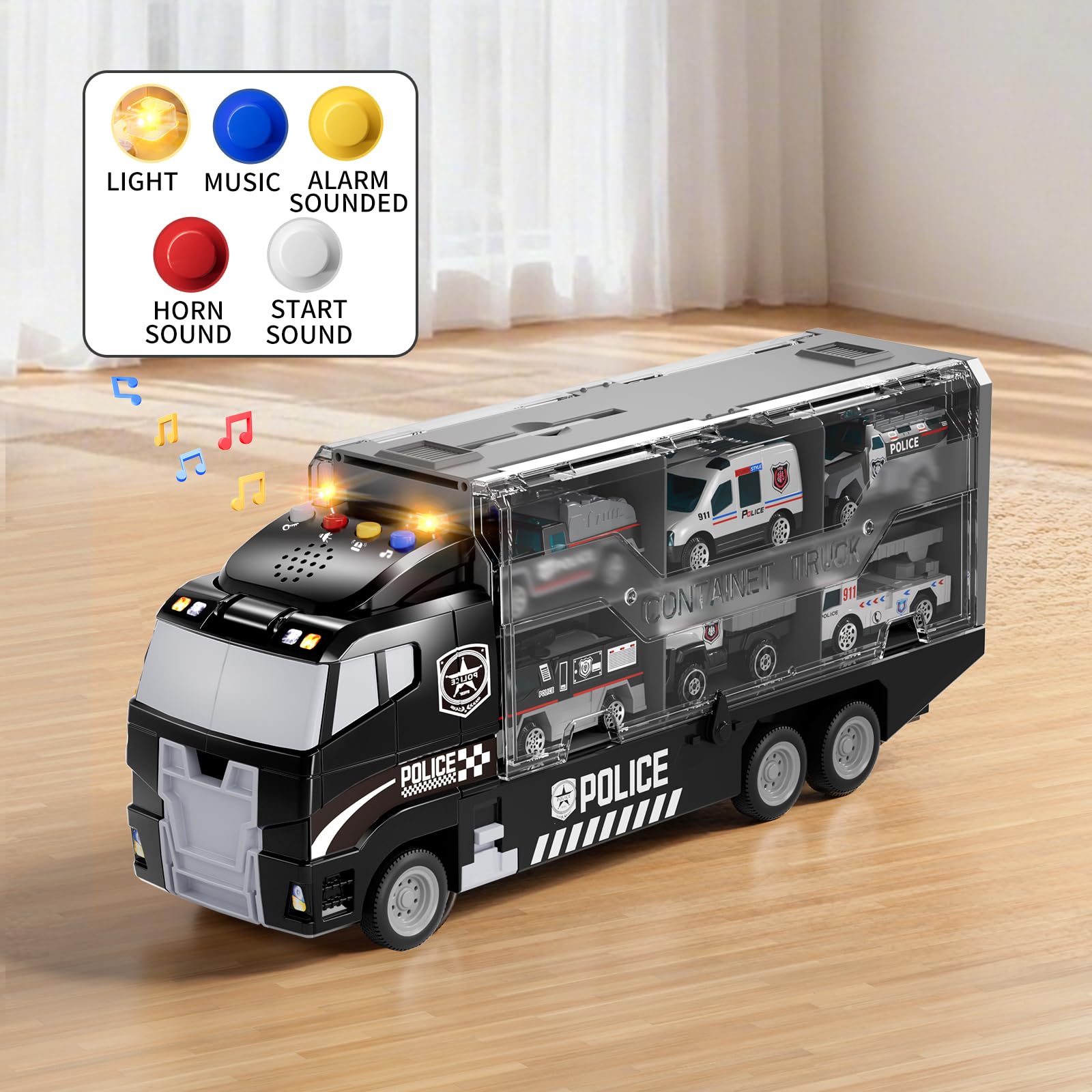 NIPLOOOW lifting truck toy supports fine motor play and role-play fun.