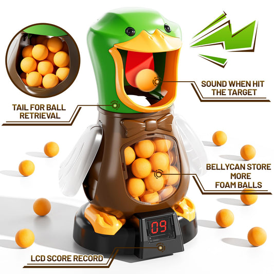 NIPLOOOW popper gun and foam bullets ensure safe indoor outdoor play.