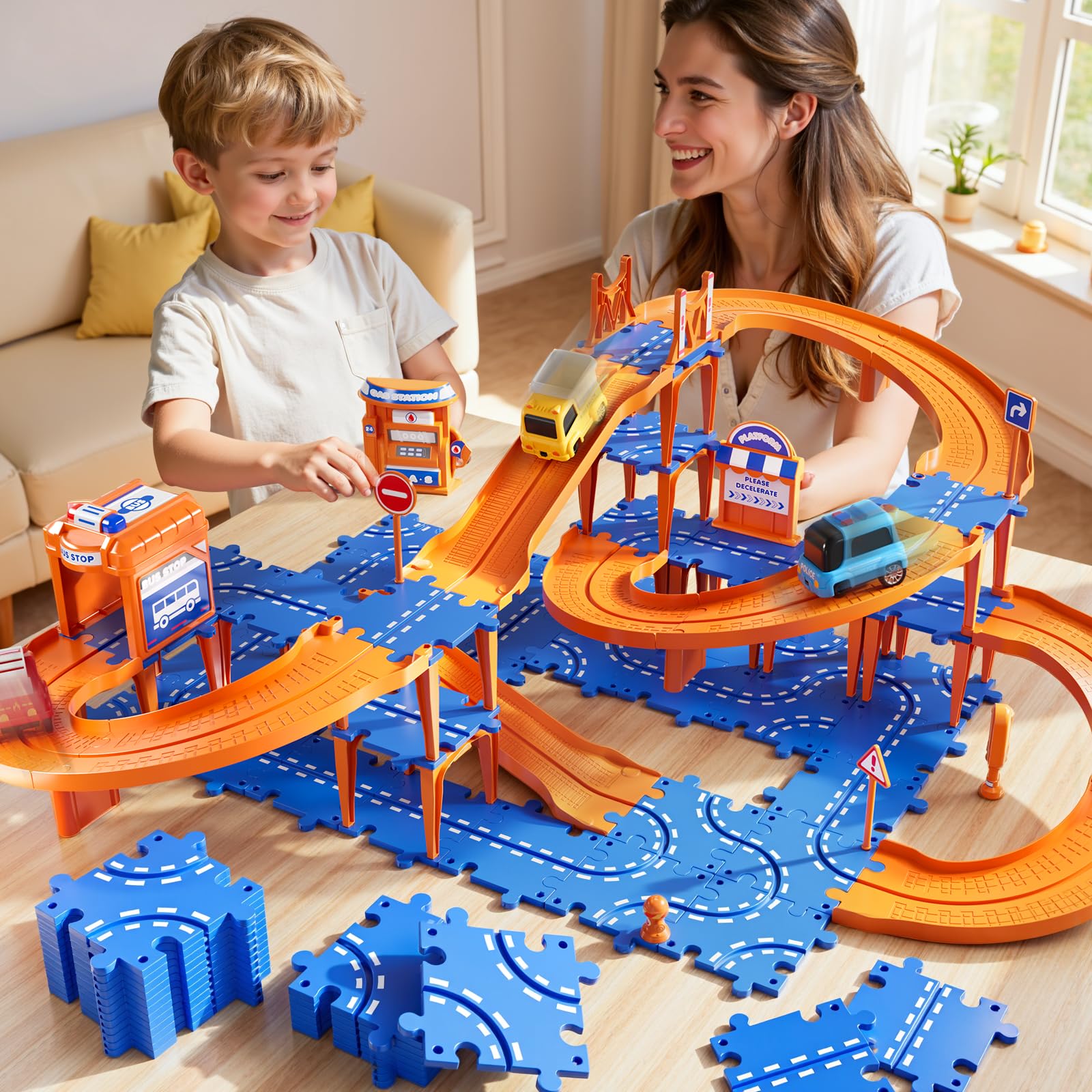 Durable ABS plastic with smooth edges for safe indoor use