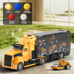 NIPLOOOW trucks offer realistic sounds and lights to spark interactive play.
