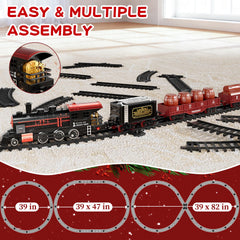 NIPLOOOW Train Set easy assembly supports confident setup by children.