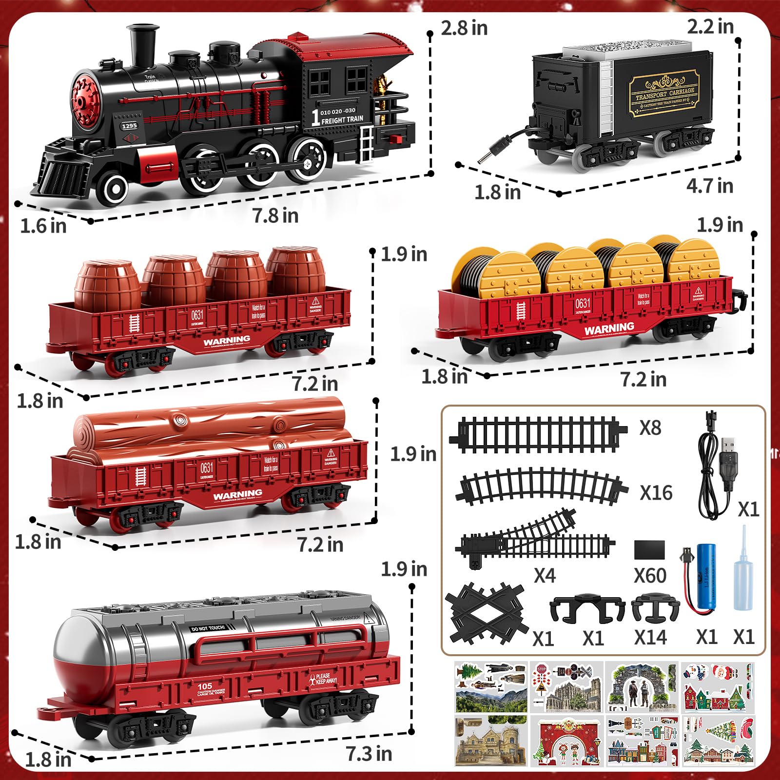 NIPLOOOW train set carriages connect for creative layouts.