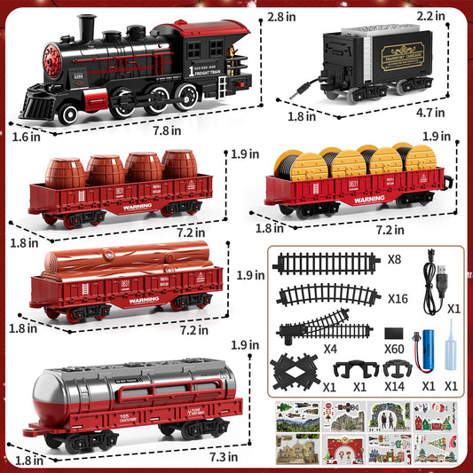 NIPLOOOW train set carriages connect for creative layouts.