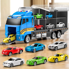 NIPLOOOW truck play mat set with carrier truck supports imaginative city play.
