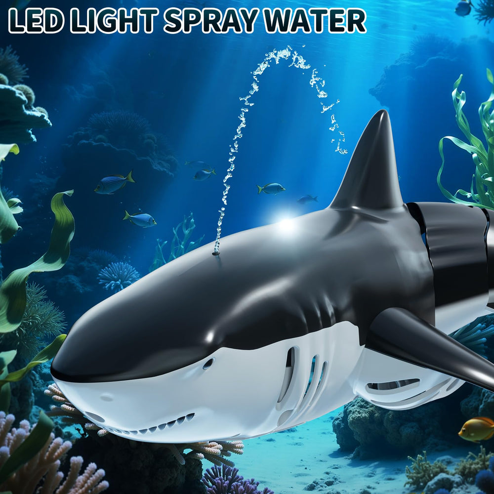 NIPLOOOW RC shark waterproof design protecting electronics during water fun