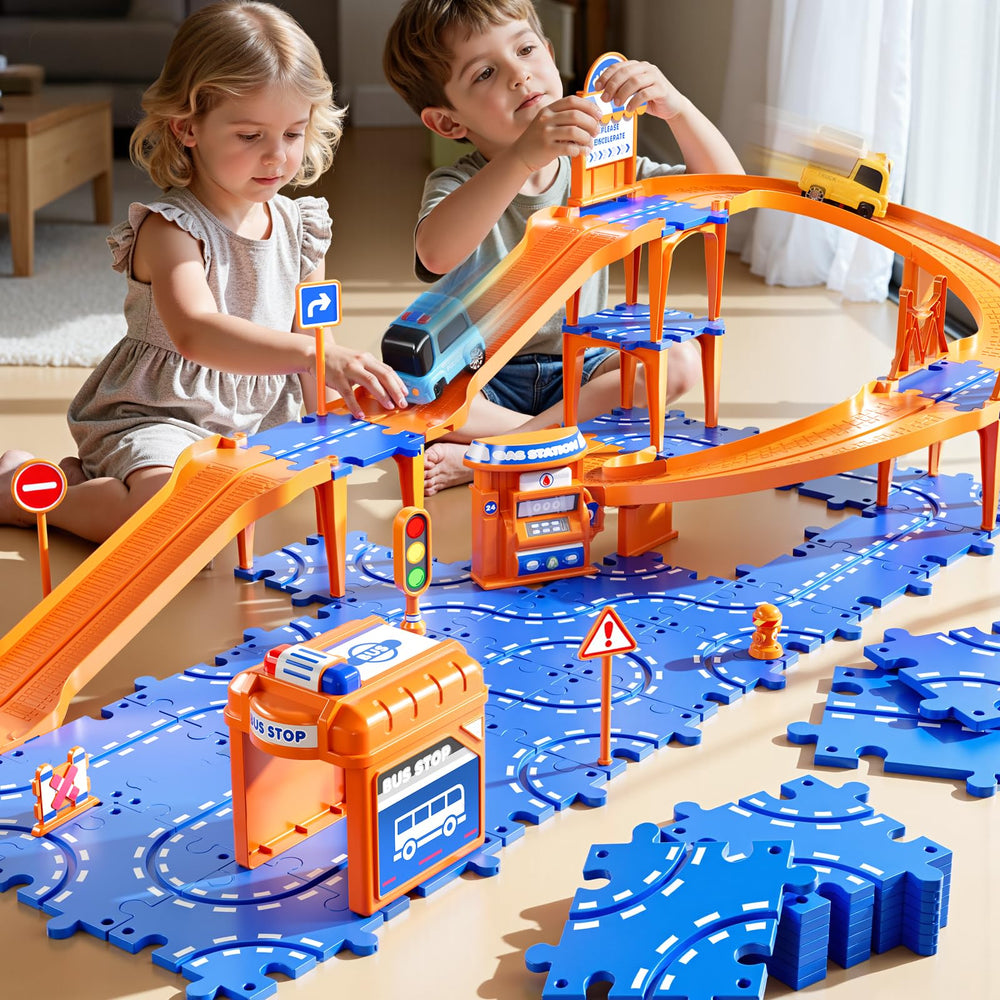 NIPLOOOW 4-layer track design enables multi-level racing and imaginative problem-solving
