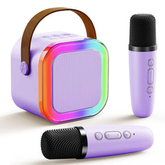 Niskite mini karaoke machine for kids with Bluetooth pairing for easy sing-alongs.