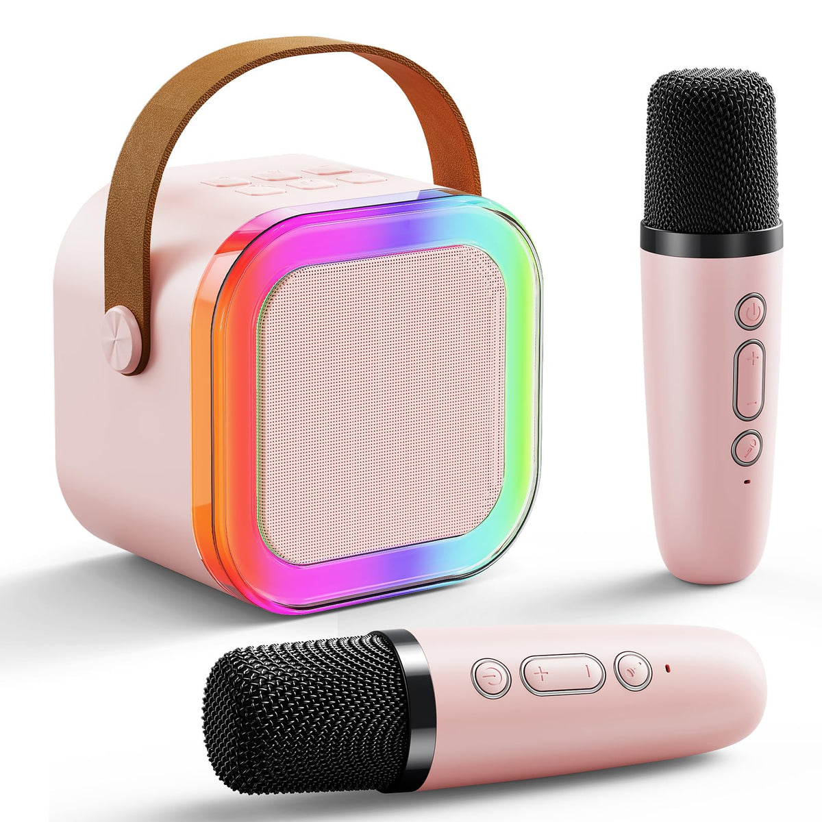 Niskite toddler karaoke machine with compact design, ideal for travel and family fun.