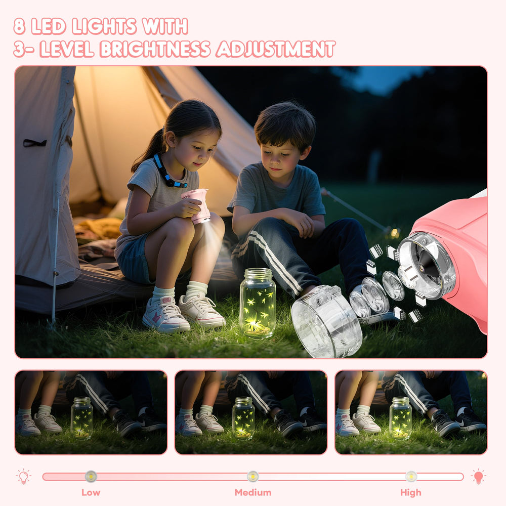 Nisumkey microscope’s LED lighting provides bright, adjustable illumination for clear images.