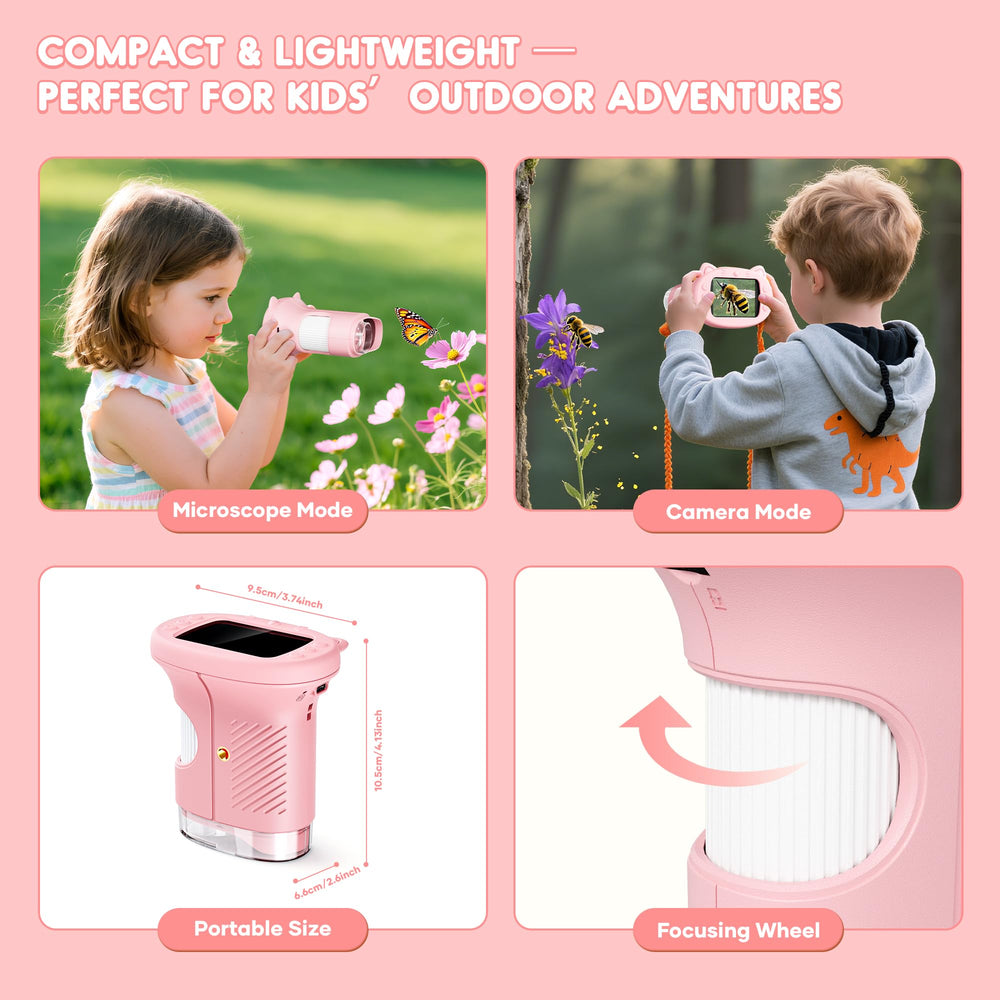 Nisumkey compact, lightweight design fits in small hands for travel-friendly experiments.