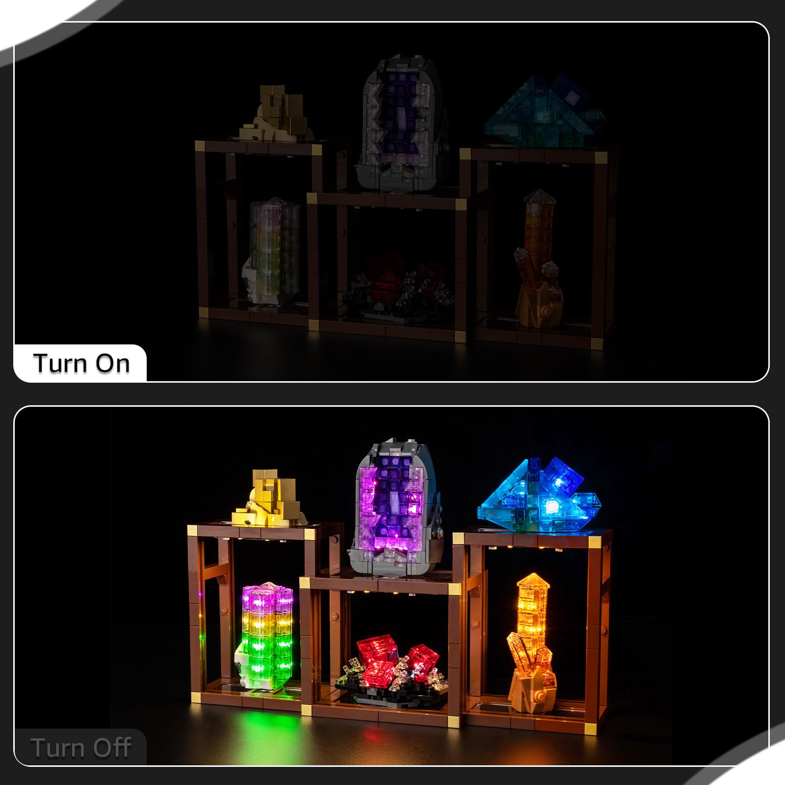 Nitemode LED light kit close-up showcasing high-quality components and neat wiring.