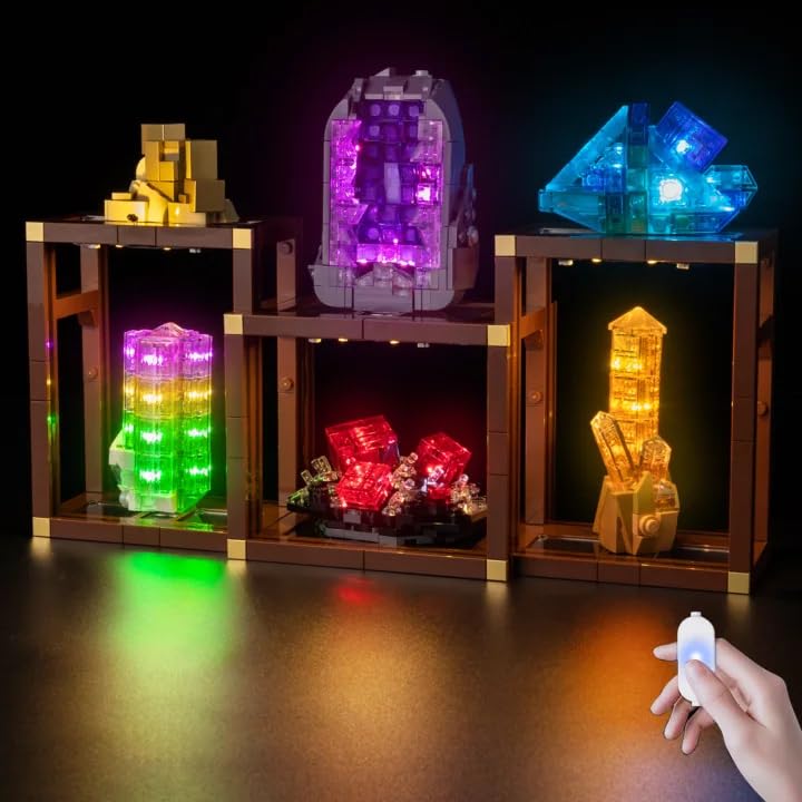 Nitemode Lego 21362 Mineral installation kit highlights brick details with easy setup.