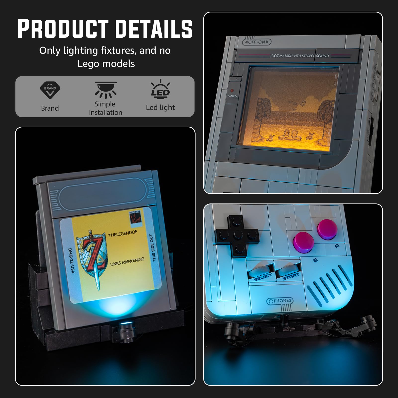 Nitemode light kit for Lego 72046 animates the model with a blinking star