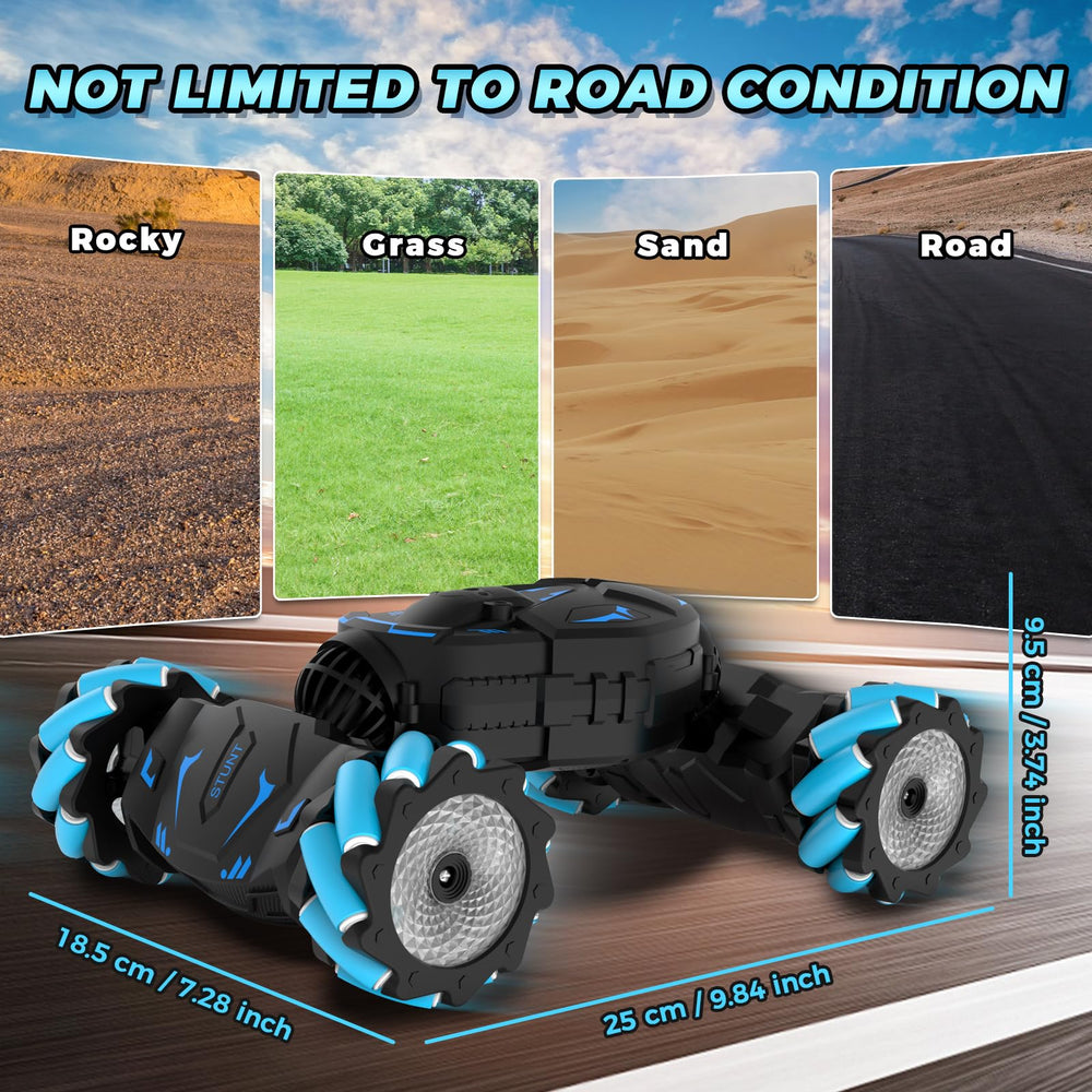 Nitigo Gesture RC Car durable body protects against crashes.