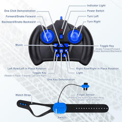 Nitigo Gesture RC Car gravity-sensing watch control in action.