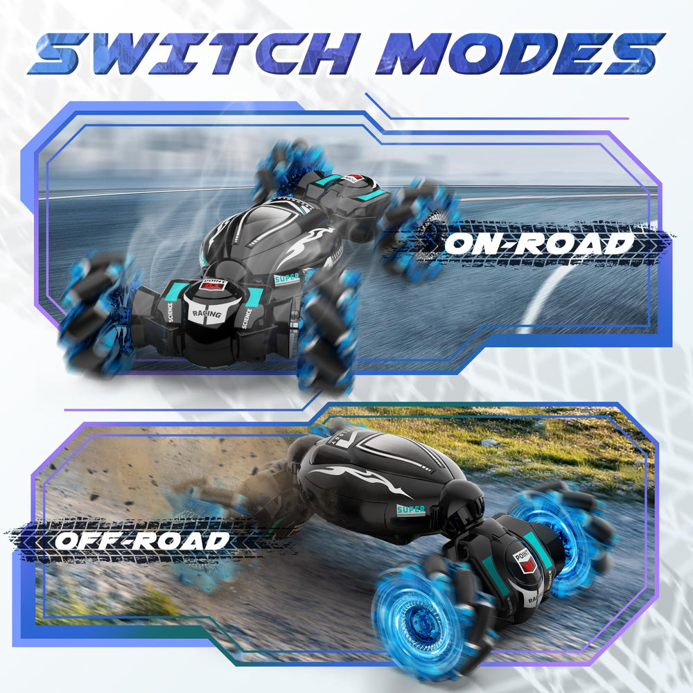 Nitigo Gesture RC Car lights and music enhance play moments.