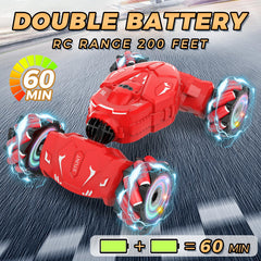Nitigo Gesture RC Car lights, music, and spray effects for night play.